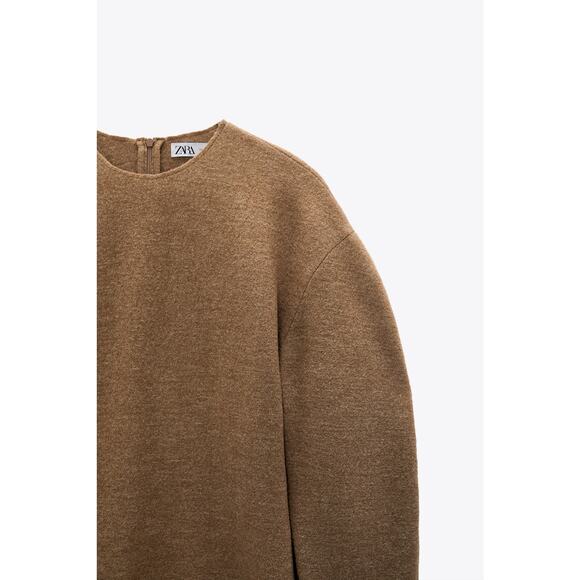 ZARA BLOGGER FAVORITE 100% WOOL DRESS LIMITED EDITION - Picture 10 of 10